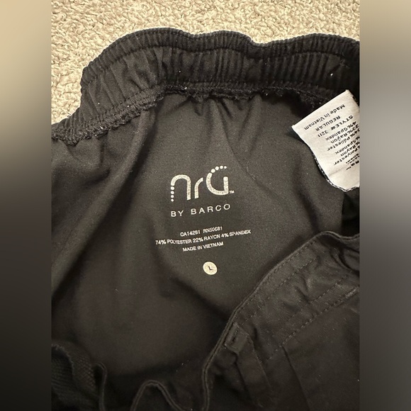 NrG by Barco scrub pants flared legs size large regular - Picture 4 of 7